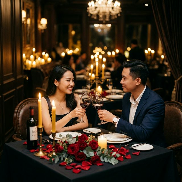 Bữa tối dưới ánh nến